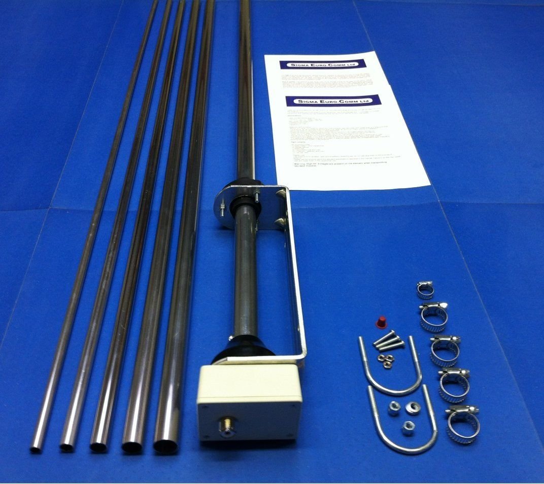 SIGMA EUROCOM SE-HF-X80 VERTICAL RADIAL FREE ANTENNA 80 TO 6 METRES