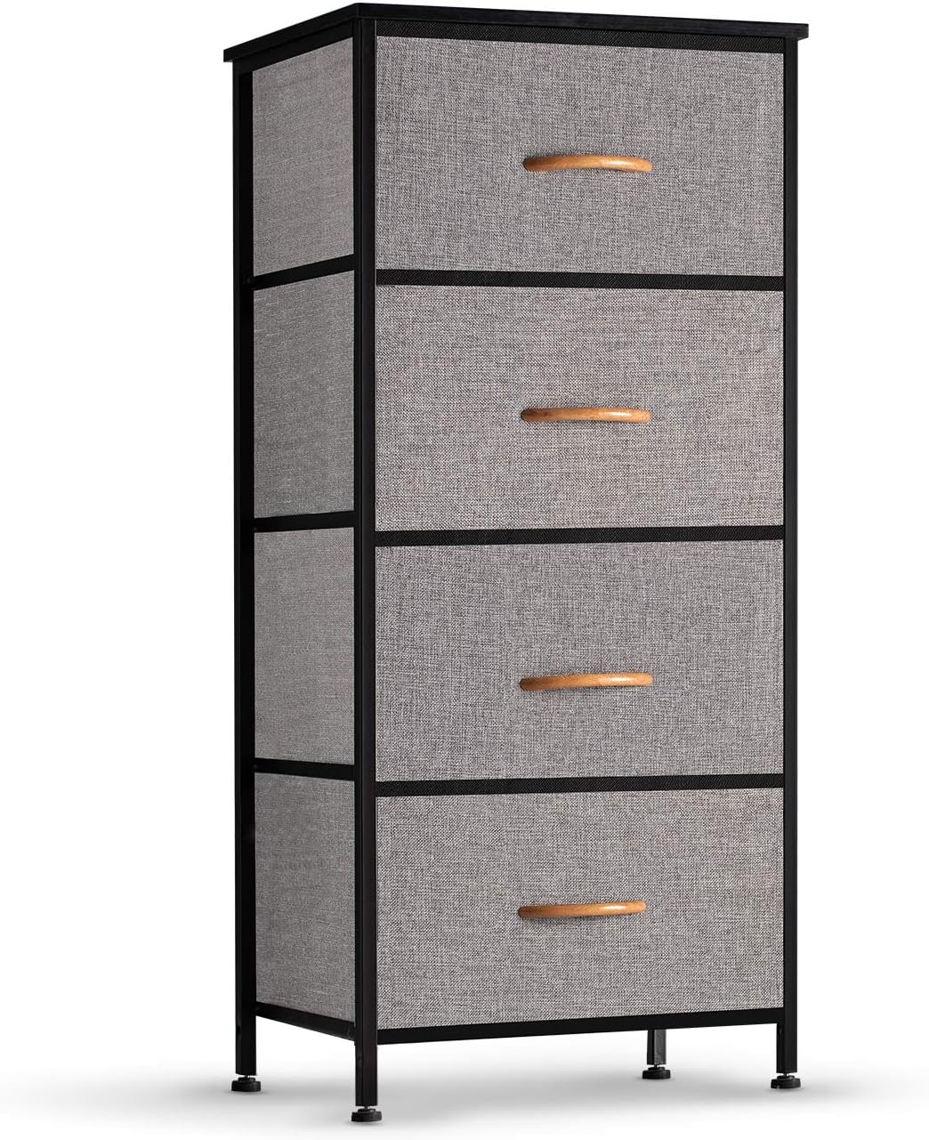 COSYLAND 4 Drawer Dresser Storage Tower, Fabric Organizer Unit Stable for Bedroom, Closet, Entryway, Hallway, Nursery Room: Home & Kitchen