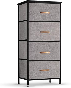 Amazon De Cosyland Kommode Schmal Schrank Mit 4 Schubladen Aus Stoff Aufbewahrungs Turm Stabiles Ordnungsmobel Fur Schlafzimmer Badezimmer Wohnungseingang Flur Kinderzimmer Schwarz Beige