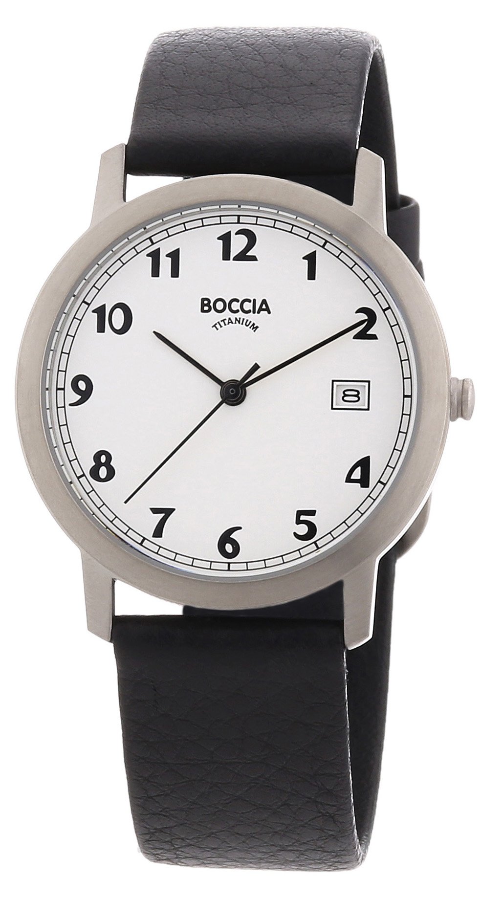 Boccia Men's Quartz Watch with Leather 510 95