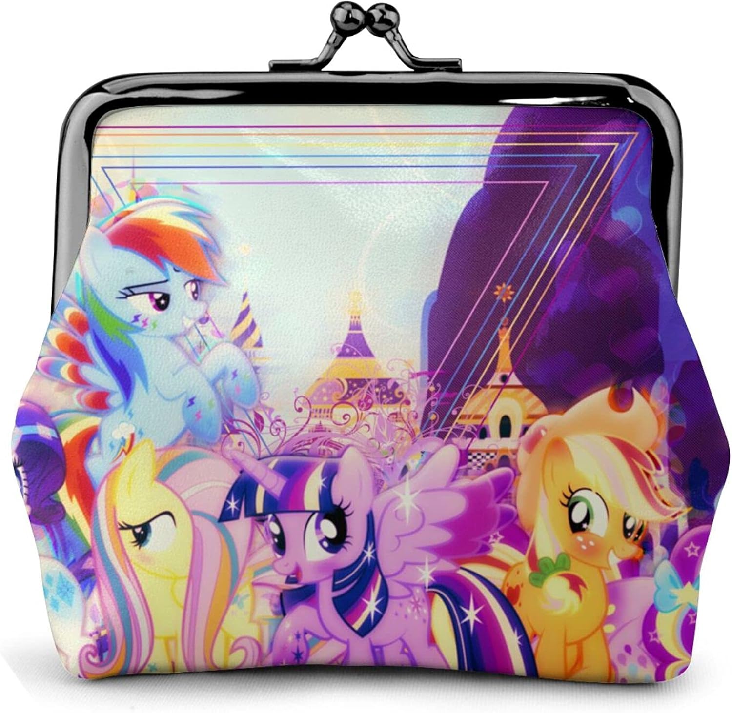 rainbow coin purse