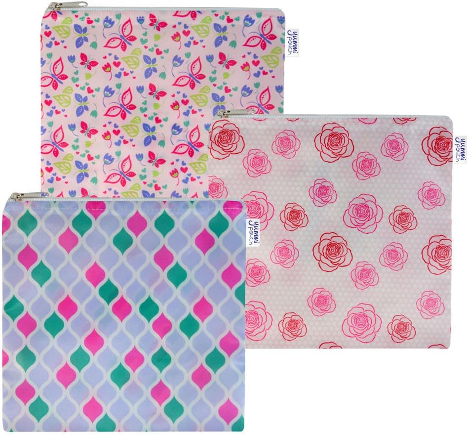 Yummi Pouch Cloth Sandwich Bags - Set of 3 (Fab)