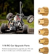 VGEBY 5pcs 3.175mm Shaft Pinion Gear Set 12T-16T for 1/10 RC Car Motor Upgrade view 4