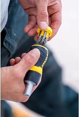 Stanley 066358 Multi-Bit Stubby Screwdriver Set with Magnetic Tips view 4