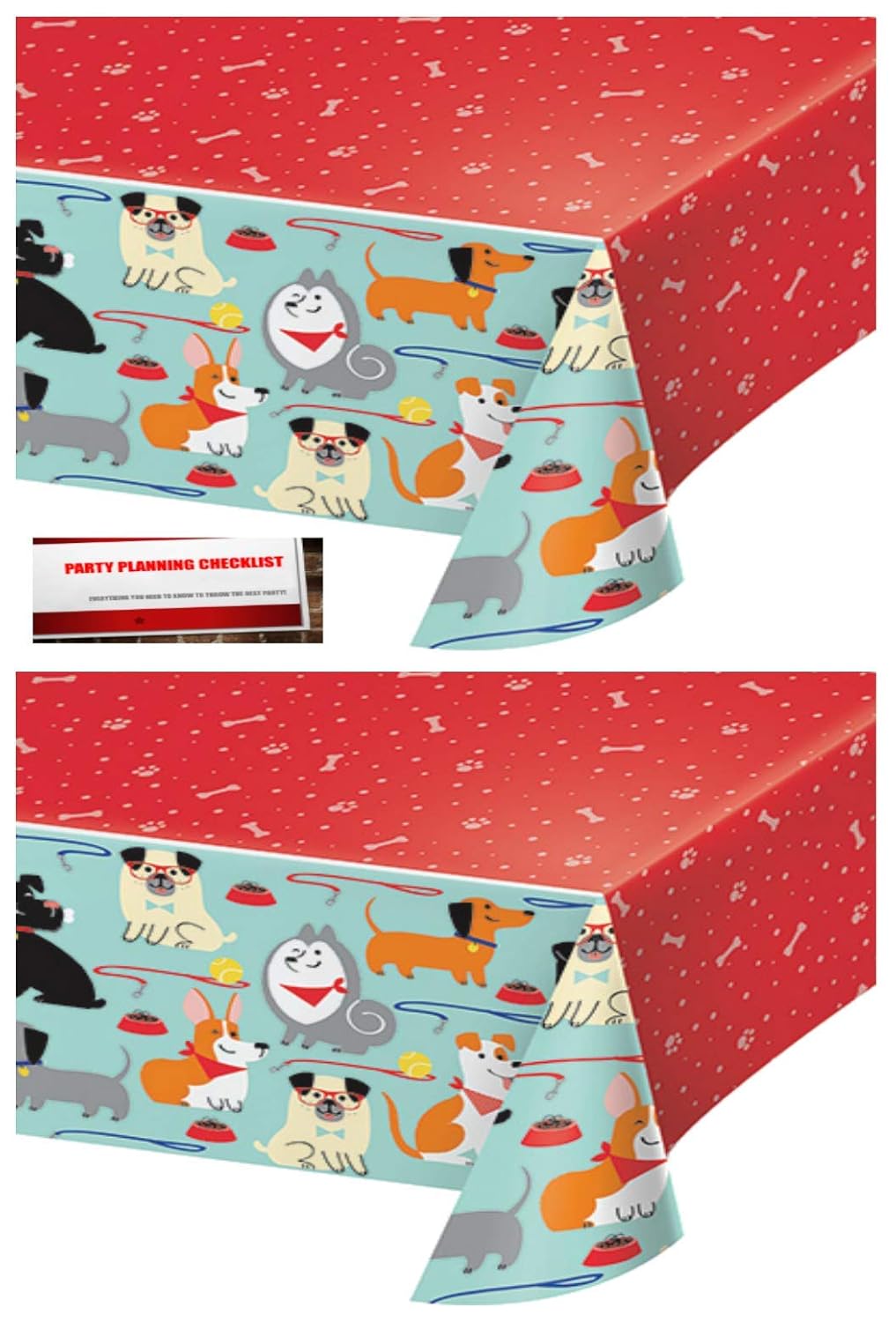 Best paw print table cloth