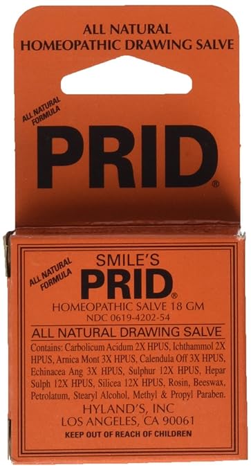 Hylands Homeopathic Pride Drawing Salve, 18 Gram - Pack of 2