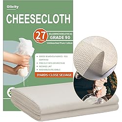 Olicity Cheese Cloths, Grade 90, 27 Sq