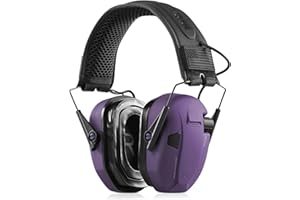 Savior Equipment Apollo Electronic Earmuffs For Shooting w/Gel Ear Pads, 24dB NRR, Noise Cancelling Ear Protection Headset