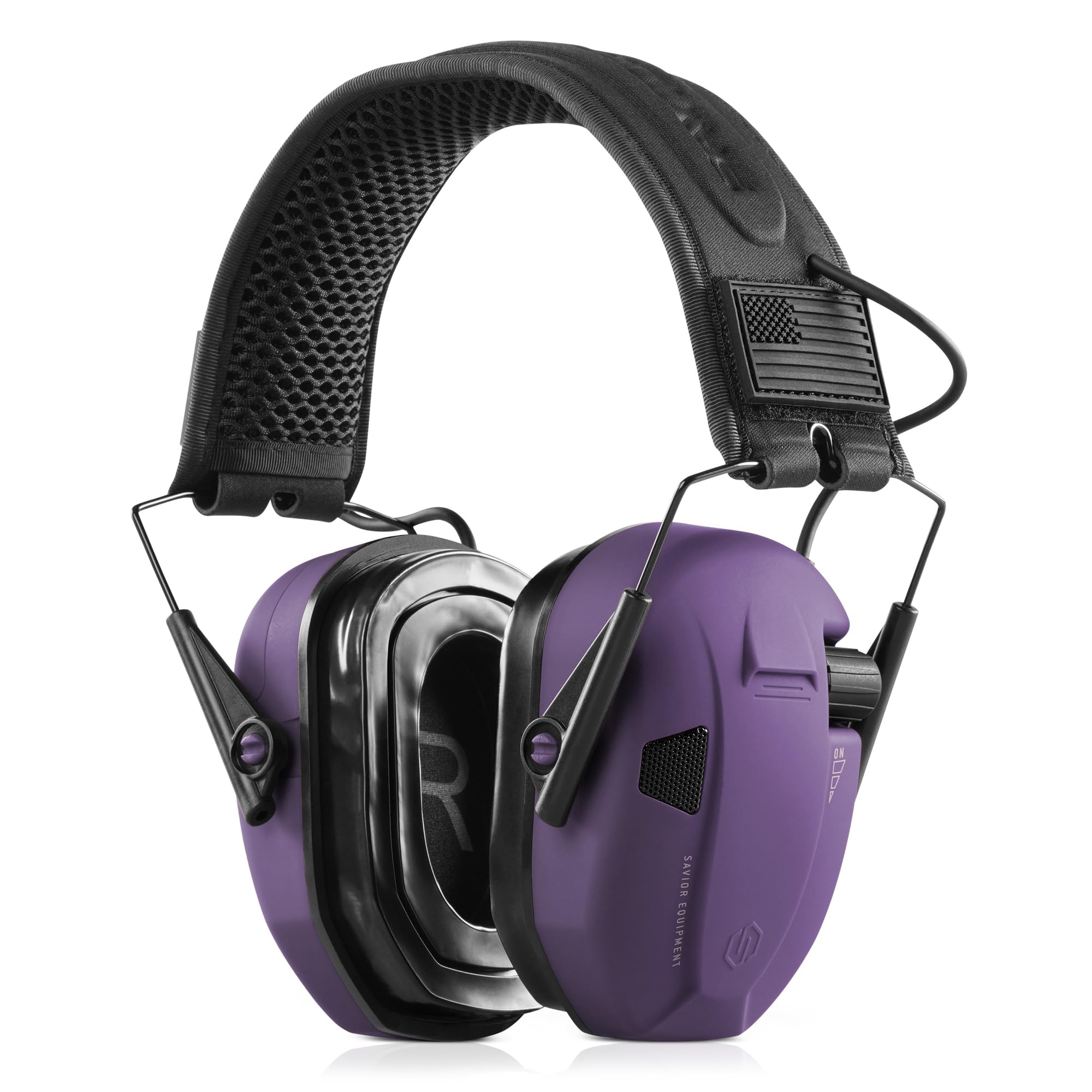 Photo 1 of Savior Equipment Apollo Electronic Earmuffs For Shooting w/Gel Ear Pads, 24dB NRR, Noise Cancelling Ear Protection Headset