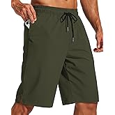 Yufawow 11 Inch Men Swim Trunks with Mesh Lining Quick Dry Breathable for Summer Beach Cruise Water Park Gym Running