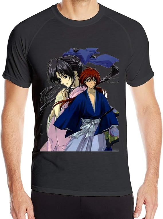 Amazon Co Jp るろ うに剣心 メンズ シャツ半袖ルーズフィットtシャツスポーツ ジム ジョギング ランニング サッカーウェアゴルフ シャツスーツインナー春物夏秋冬丸首ローネック 服 ファッション小物