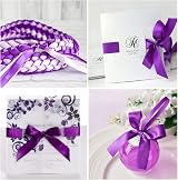 Aisszhao 10mm Purple Satin Ribbon 22m Polyester Gift Wrap Craft view 5
