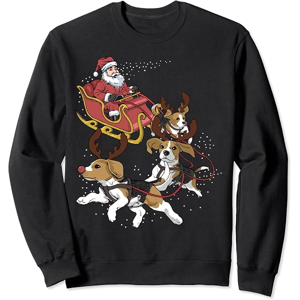 Cadeau de Noël pour le chien Teckel Sweatshirt