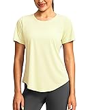 Women's Short Sleeve Workout Shirts Breathable UPF