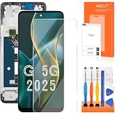 for Moto G 5G 2025 Screen Replacement for Moto G 5G 2025 LCD Display XT2513 XT2513-1 for Motorola xt2513-1 LCD Digitizer Touch Screen Assembly Repair Part with Frame