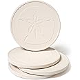 CoasterStone Absorbent Sand Dollar Drink Coasters 4.25" Width