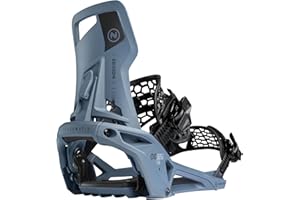 Nidecker Supermatic Snowboard First Universal, Dual-Entry, Automatic Binding - Comfortable and Reliable as a Regular Two-Strap Binding - Genuine Game Changer with its Drop in tech