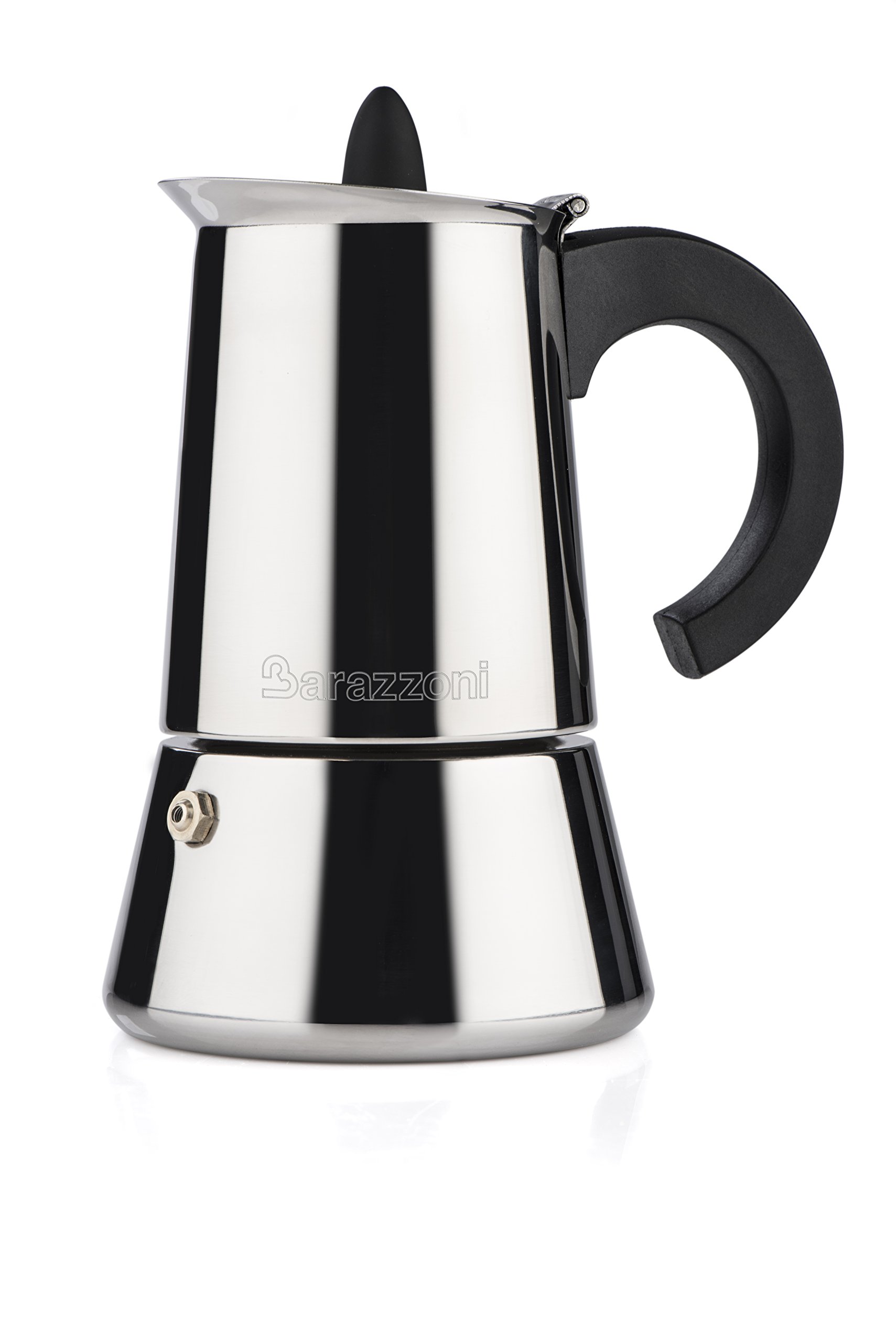Barazzoni La Caffettiera Inox 4 Tazze grey