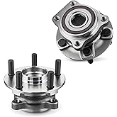 SYKRSS 513303 Front Wheel Bearing and Hub Assembly 2PCS Compatible with Subaru Forester 2009-2014, for Impreza Legacy 2008-2014, for Outback 2005-2014, for XV Crosstrek 2013-2014, 5-Lug with ABS