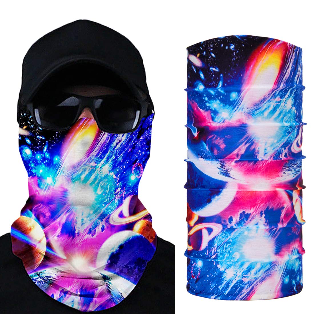 TUONROAD Formel Schlauchtuch Flagge Multifunktions Magic Elastische Outdoor AktivitäTen Schal Elastische Stirnband Bandana Schlauchtuch Nahtlos Atmunkativ