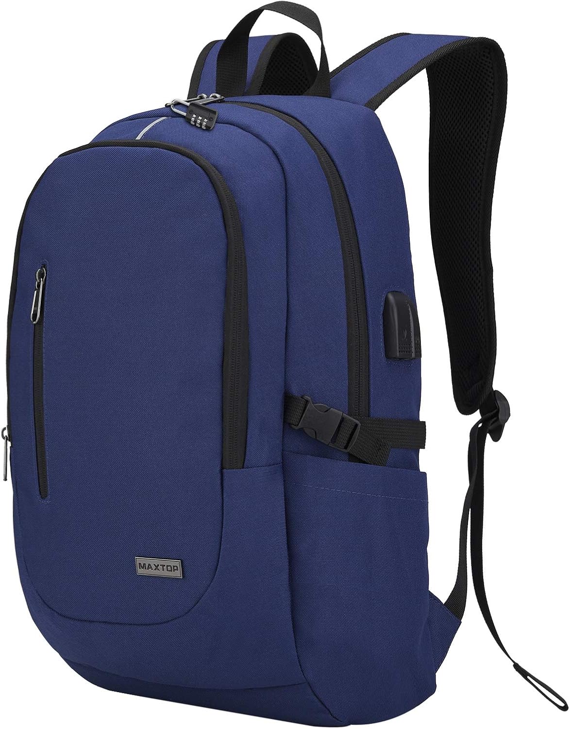 Laptop Backpack with USB Port Anti-Theft College Bookbag School Business Travel Computer Backpack Fits up to 15.6-inch