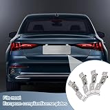 Shudyear 4 Pcs Trailer Number Plate Holder Stainless Steel Bracket Clips view 6
