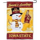 Iowa State Cyclones Holiday Winter Snow Garden Banner Flag