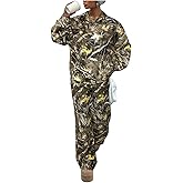 SOLY HUX Women's Sweatsuits 2 Piece Outfits Camo Long Sleeve Hoodie Sweatshirt and Sweatpants Set Streetwear