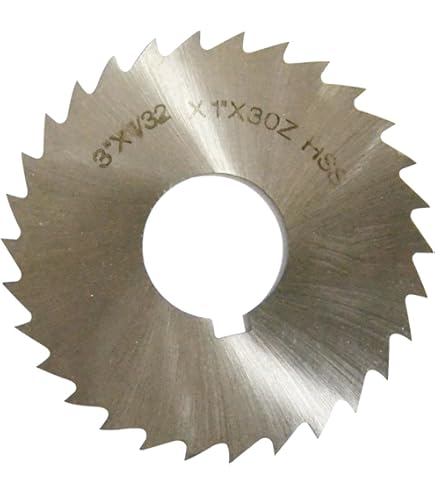 LDEXIN 5pcs 72 Teeth HSS Slitting Saw Arbor Hole Round