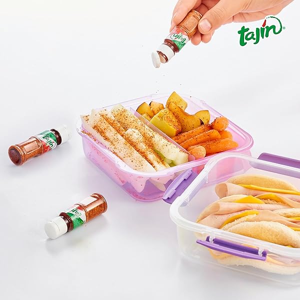 TAJÍN CLÁSICO CHILE LIME SEASONING MINI DISPLAY 0.35 OZ, 40 MINI BOTTLES (PACK OF 1)