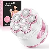 Electric Razors for Women Legs - Flawless Electric Shaver for Women with Magnetic Floating Head, Wet/Dry Hair Remover for Sensitive Skin, Easy to Use with Anti-Slip Strips, Pink