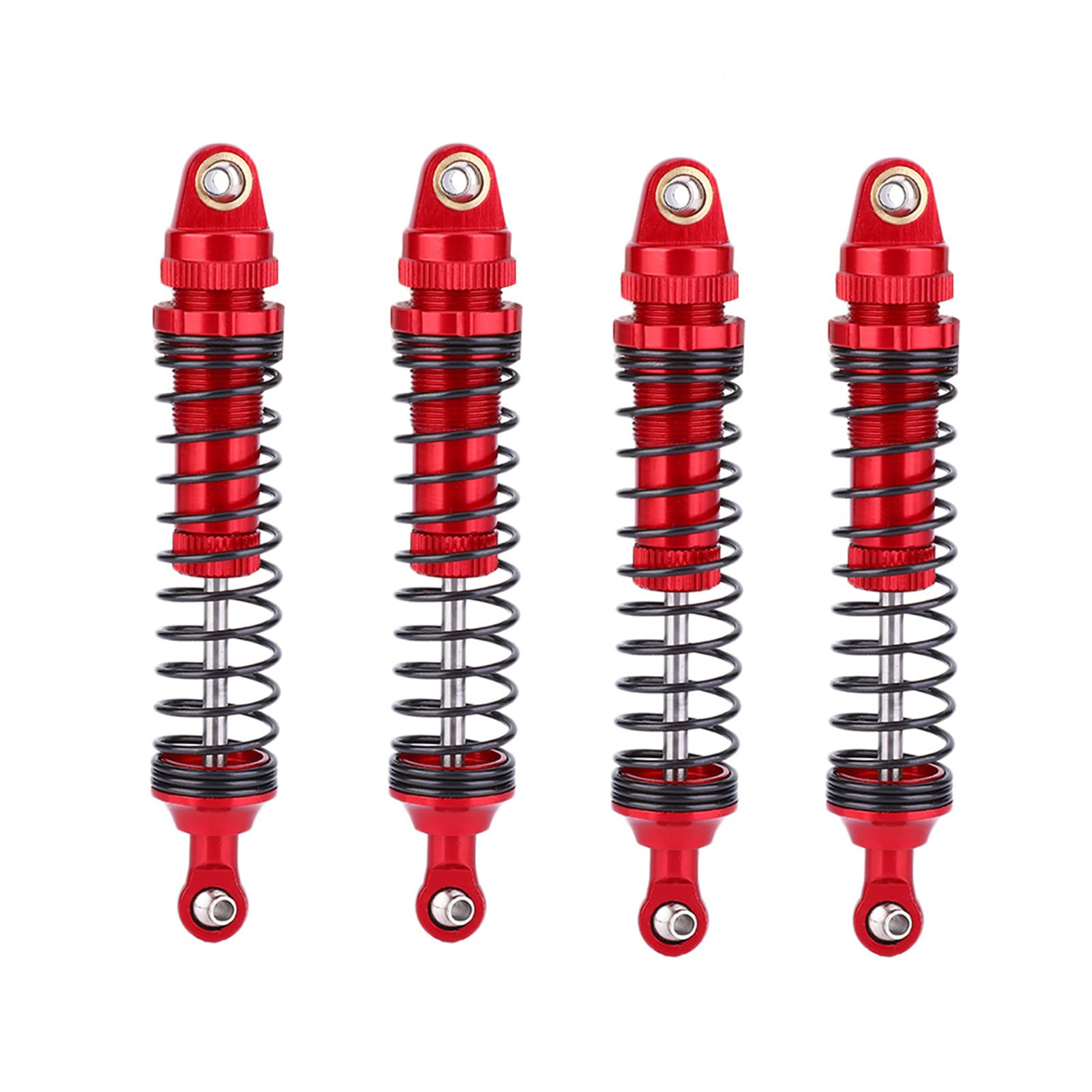 VGEBY 4pcs RC Shock Absorber Kit, Aluminium Alloy Absorber Damper Upgrades Parts for SCX10 D90 1/10 RC Crawler Car (100mm), VGEBYG1Q4MA2S7X-11