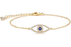 MEVECCO Bracelet for Women 14K Gold Plated Dainty Chain Simple Jewelry Cute Handmade Minimalist for Her