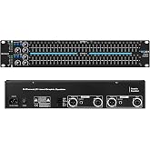 MICNAUX Equalizer for Home Audio, Dual Channel 31-Band Graphic Stereo EQ, Professional DJ Sound Equalizer Studio Equalization