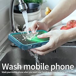 comosso for iPhone 14 Pro Case Waterproof, Built-in