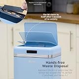 Swan SWKA4500BLN Retro 45L Square Sensor Bin Blue view 3