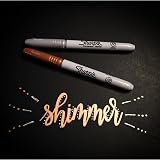 Sharpie Metallic Permanent Markers Fine Point Gold 12 Count view 8