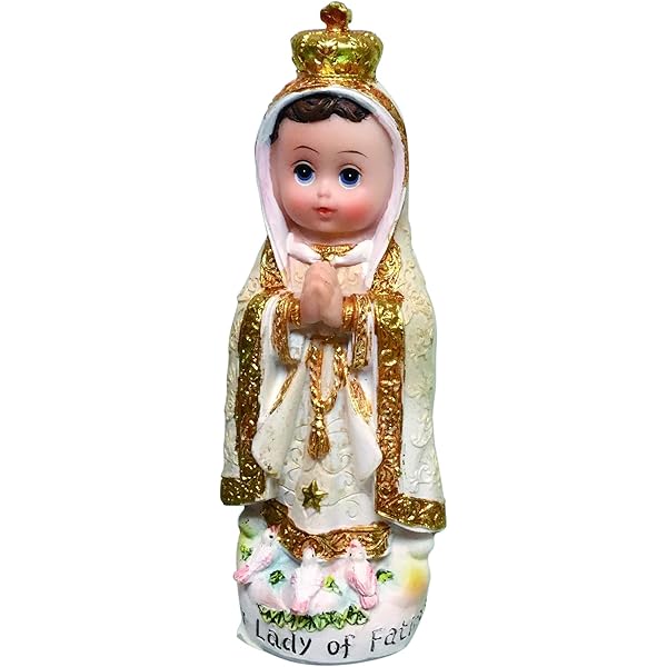 Our Lady of Fatima Doll Baptism Gift Virgen de Fatima Catholic Blessed Virgin Mary Doll