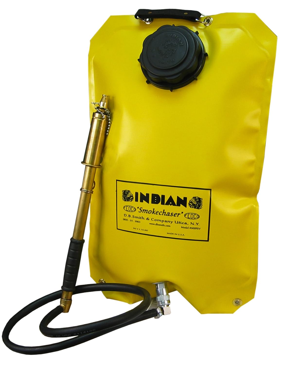 Indian FSV500 Fedco Smoke Chaser Fire Pump, 5 gal, Yellow