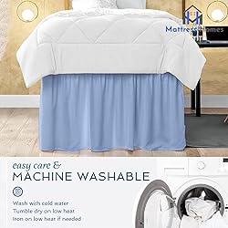 Mattress-Homes Ruffled Dorm Bed Skirt, Twin