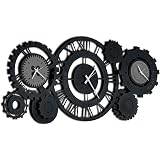 Design Toscano Ingranaggi Steampunk Orologio a Parete Scultura, poliresina, a Colori, Media 43,25 cm | Leroy Merlin