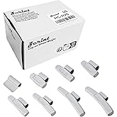 Zerint MC Style, Grey, 70pcs/kit, Wheel Weight Kit,0.25oz 10pcs, 0.5oz 20pcs, 0.75oz 15pcs and 1oz, 1.25oz, 1.5oz, 2oz, 2.5oz