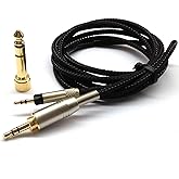NewFantasia Replacement Upgrade Cable for Audio Technica ATH-M50x, ATH-M40x, ATH-M70x Headphones 2.5meters/8.3ft