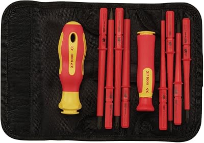 XP1000 Draper 10 Piece Precision Screwdriver Set VDE Insulated
