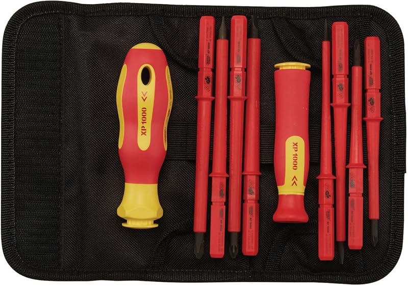 XP1000 Draper 10 Piece Precision Screwdriver Set VDE Insulated