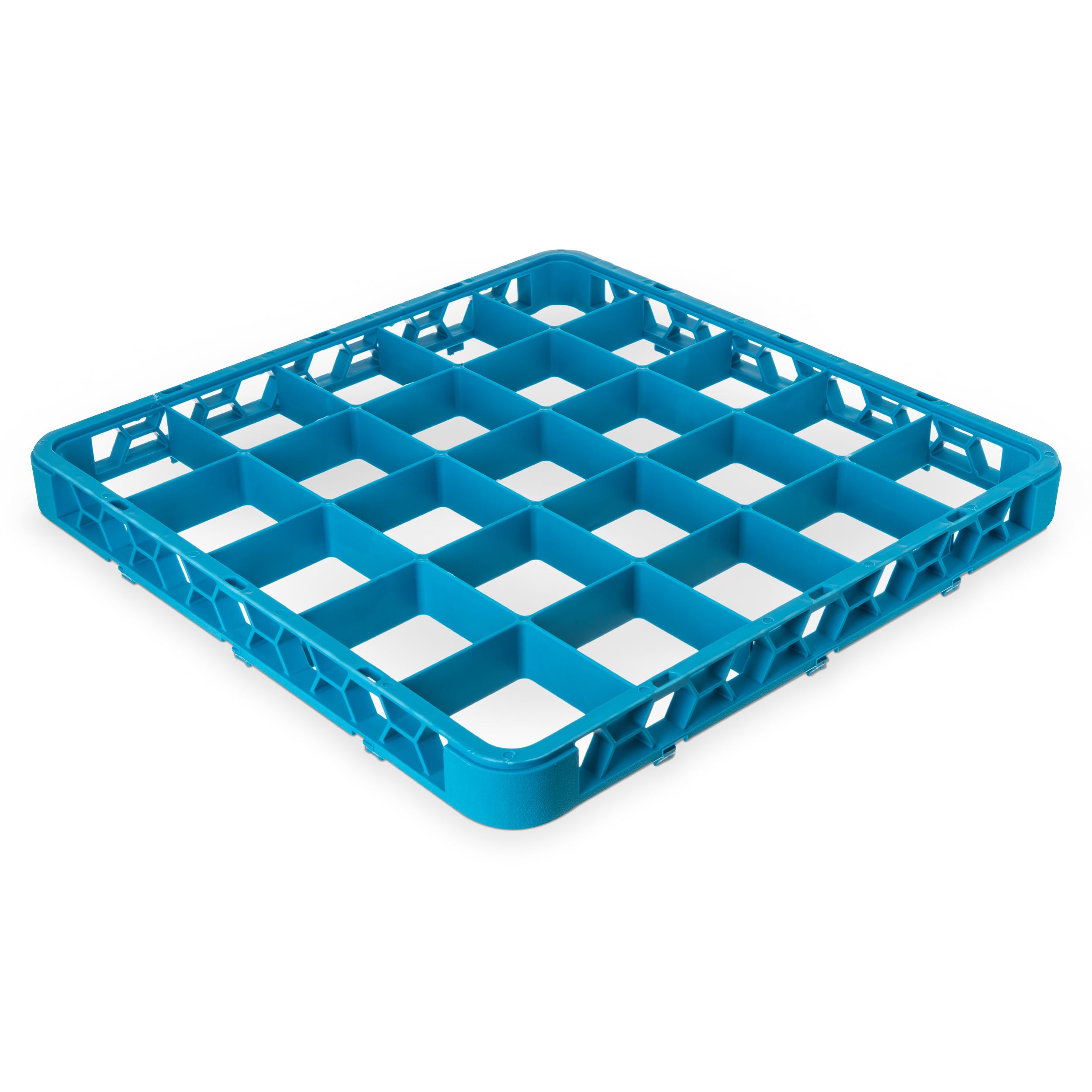 Carlisle RE2514 OptiClean 25 Compartment Divided Glass Rack Extender, 1.78", Carlisle Blue