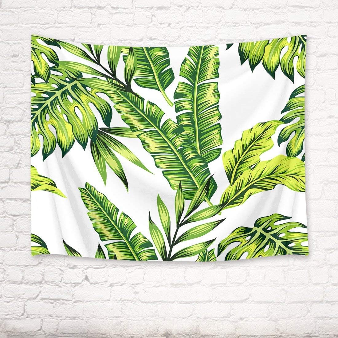 ALLdelete# Tapiz de Hoja de plátano Hojas de Palmera Verde Colgante de