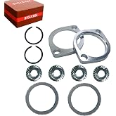 BIGLKNM Exhaust Gasket &amp; Flange &amp; Washers Kit for Harley-Davidson Big Twin | for Sportster 883 XL883 1200 XL1200, Dyna FXD FXDWG FLST FLT FXR, Softail, Touring Bobber Chopper 200 1984-2023