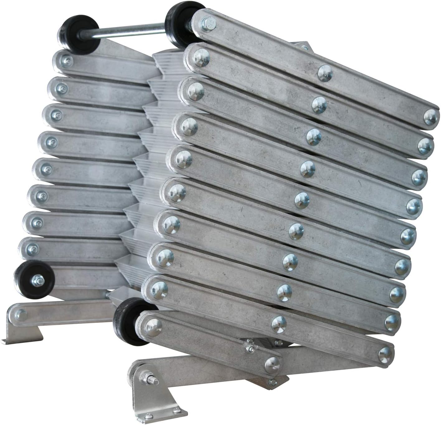 Dolle Alufix Vertical Concertina Aluminium Loft Ladder (9 Tread) with