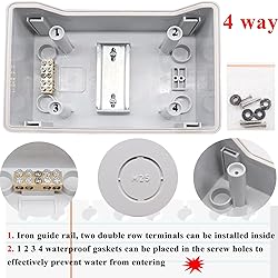 smseace 4 Way Circuit Breaker Box IP66,Distribution